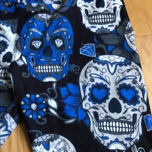 Sugar skull Capri leggings